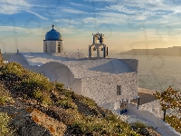 Santorini, Kaplica, Agiaa Theoskepasti, Grecja