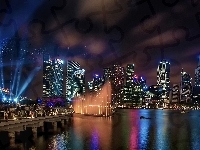 Miasto, Singapur, Nocą